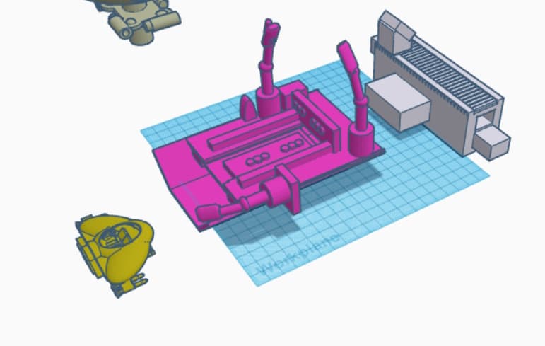 Shipyards Berth for Small Fighter Space Craft 3d model