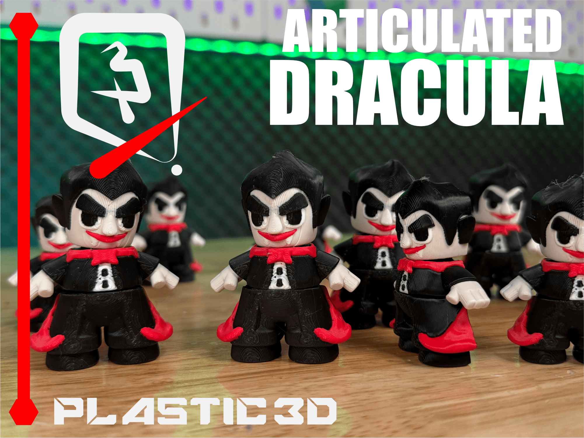Articulated Dracula 3d model
