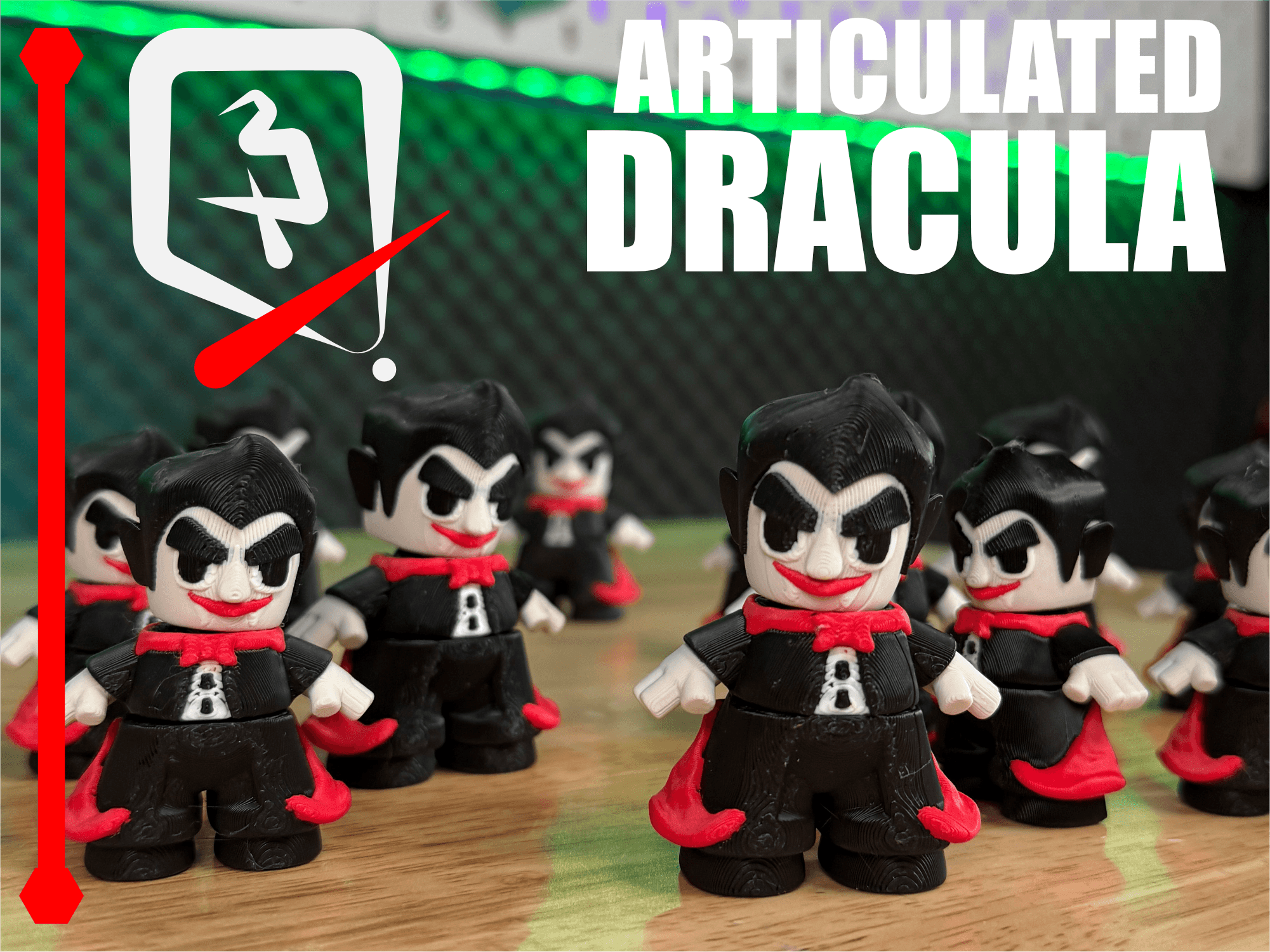 Articulated Dracula 3d model