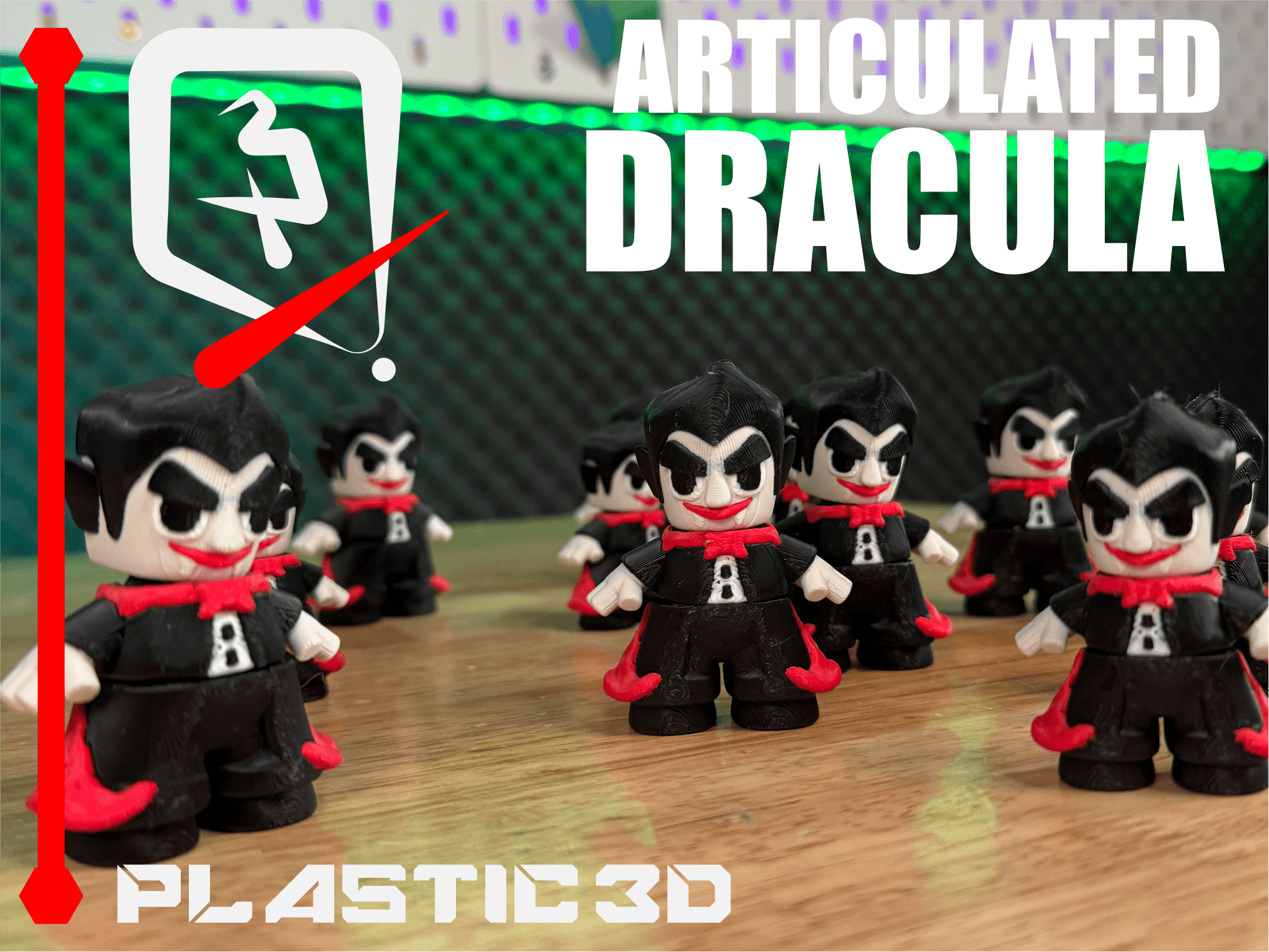 Articulated Dracula 3d model