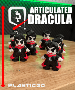 Articulated Dracula 3d model