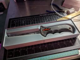 Rockeater Drywall Saw - Gridfinity Bin.step 3d model