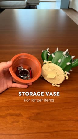 CACTICHARM | CACTUS JEWELRY HOLDER & LAMP 3d model