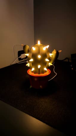 CACTICHARM | CACTUS JEWELRY HOLDER & LAMP 3d model