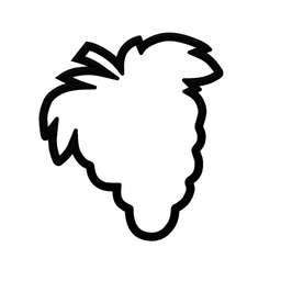 Grapes Cookie Cutter STL File - 4 inches 3d model
