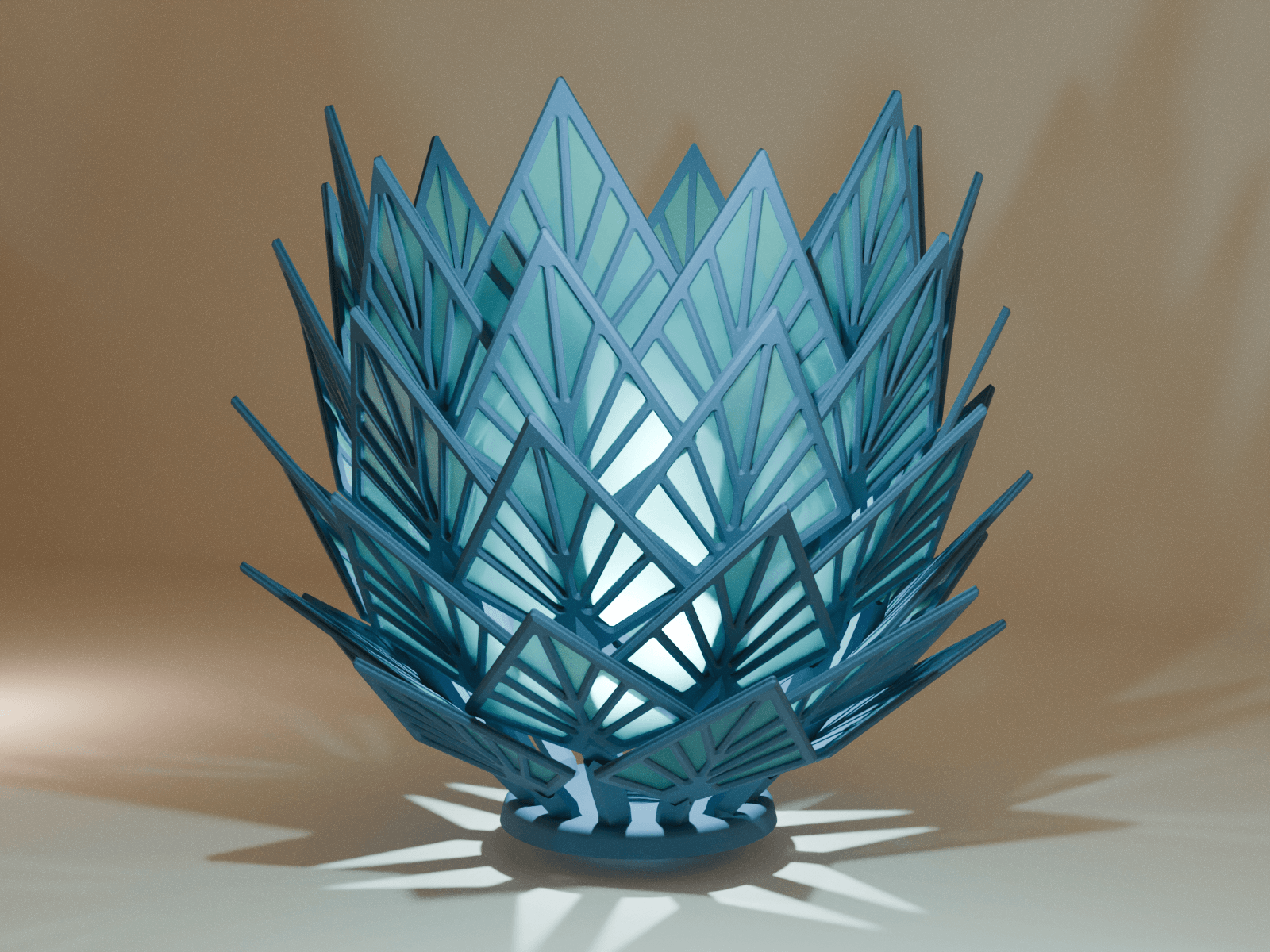 Moduluma - Modular Upward Shade 3d model