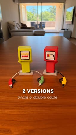 POWER PUMP | MINI DESKTOP CHARGING STATION 3d model