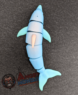 Flexi Figit Dolphin 3d model