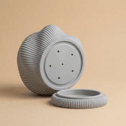 Planter with dripping tray 3d model