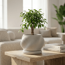 Planter with dripping tray 3d model