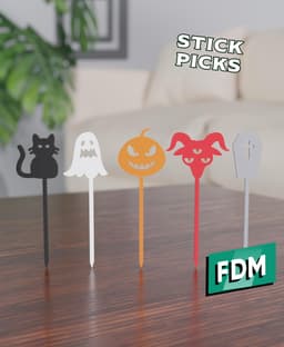 Halloween - Pick Sticks 3d model