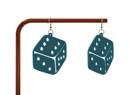 Cute keychain / earrings 3d model