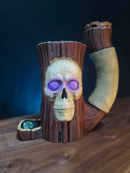 12oz Enchanted Log Can Cozy Dice Tower 3d model