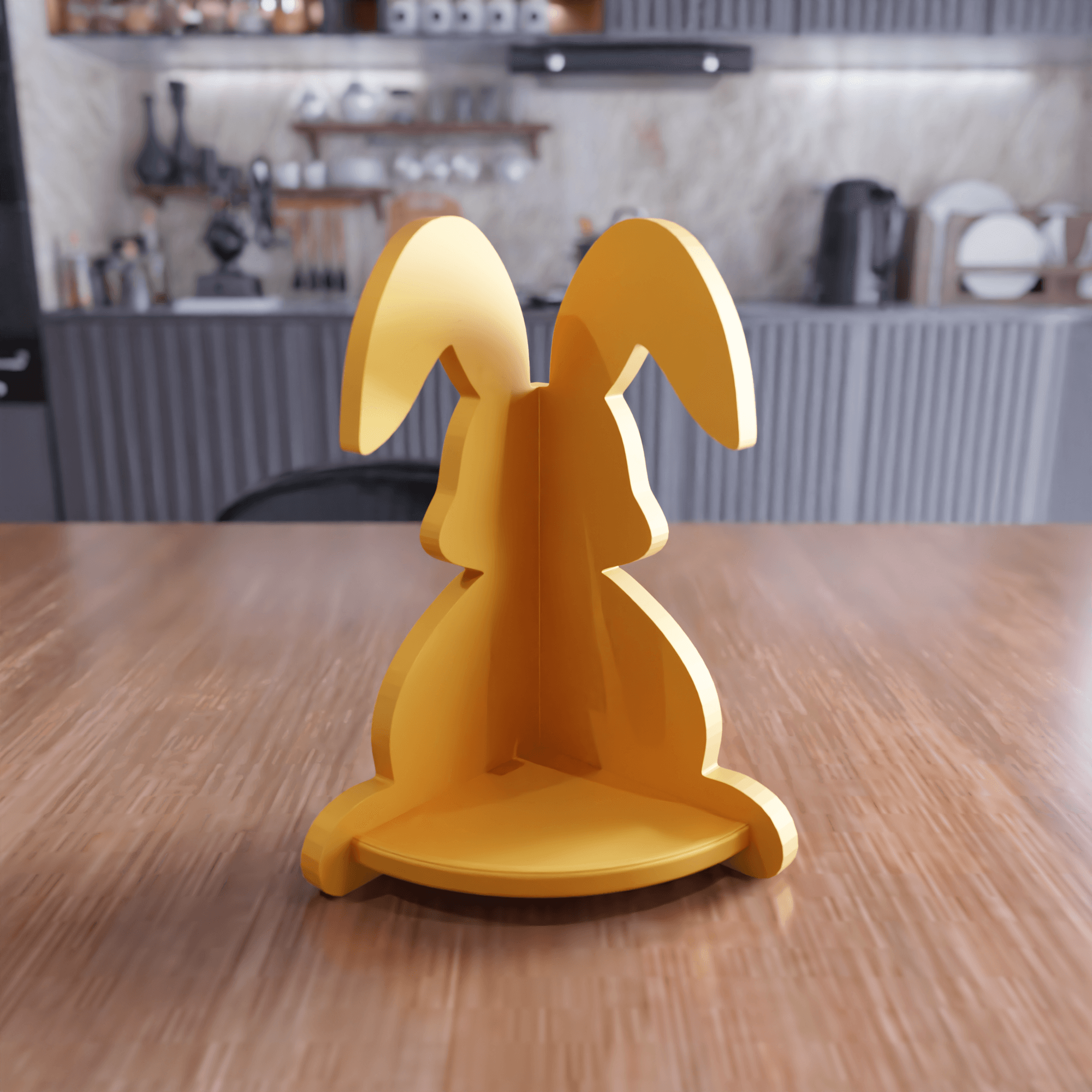 Wavy Oval Bunny Storage Box 3d model