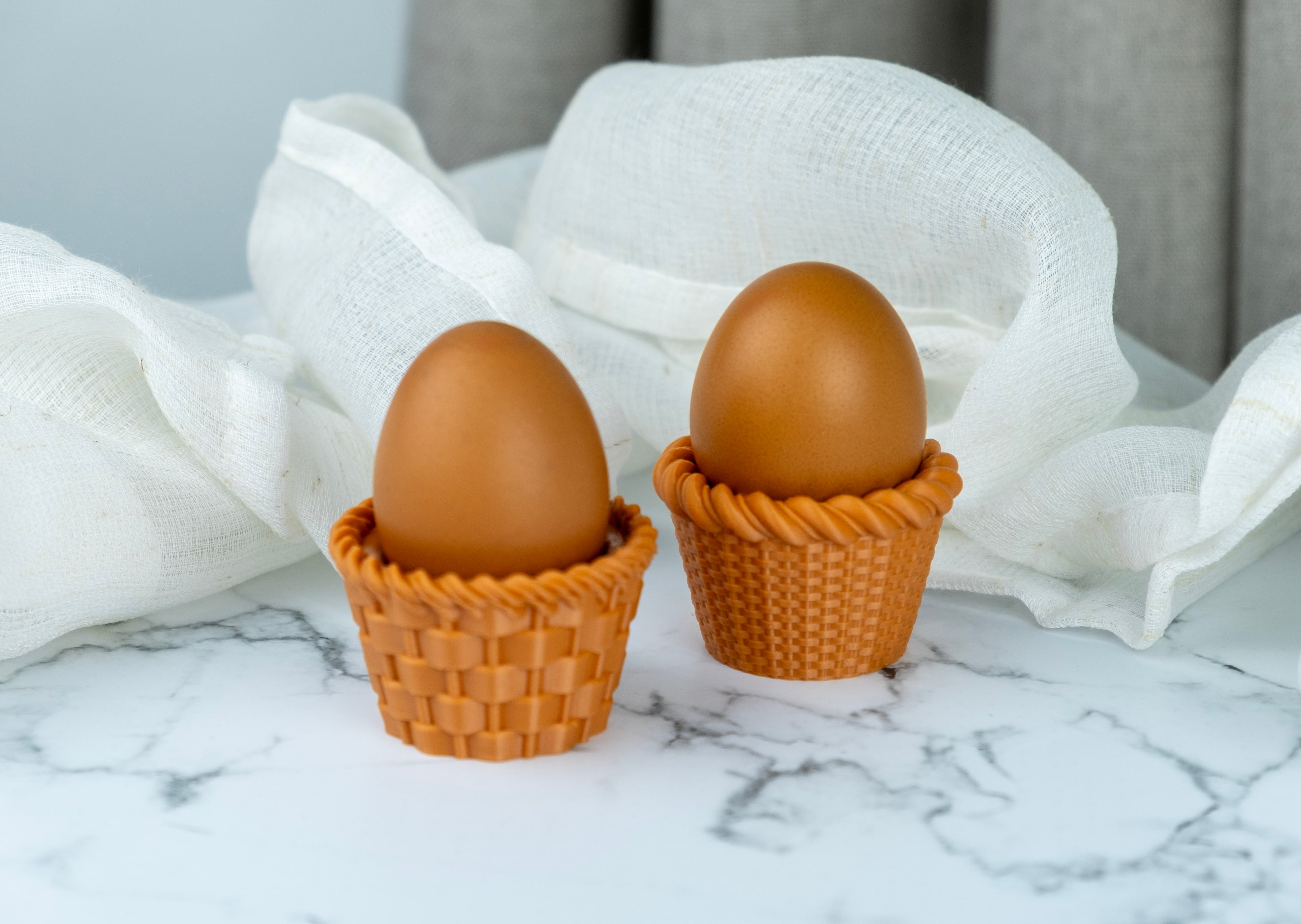 Easter Egg Holder Set for Kitchen Decor 3d model