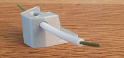 Filament Guide For Red Aluminum Btech Double Gear Pulley Drive Extruder 3d model