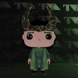 Funko Pop God Loki Standing 3d model
