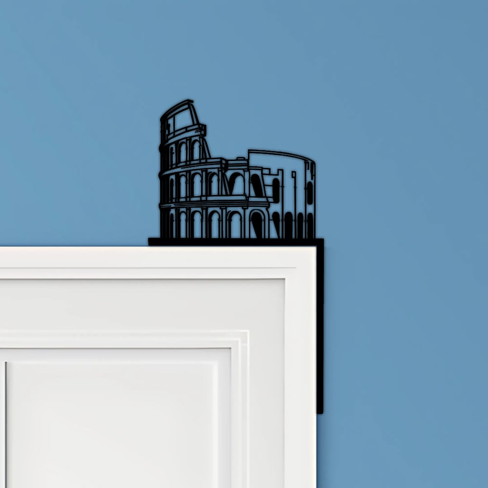 Colosseum Door Corner Decor 3d model