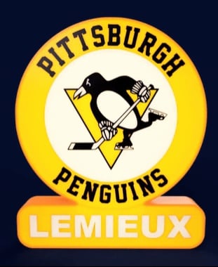 Pittsburgh Penguins Sign – LED Strip Compatible 3d model