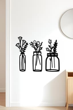Flower Wall Art, Wall Decor, Home Decor 3d model