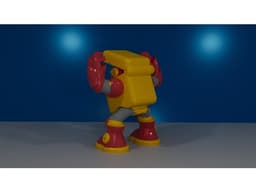 HEAT MAN from MEGAMAN2 3d model