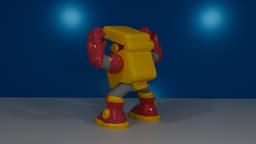 HEAT MAN from MEGAMAN2 3d model
