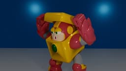 HEAT MAN from MEGAMAN2 3d model