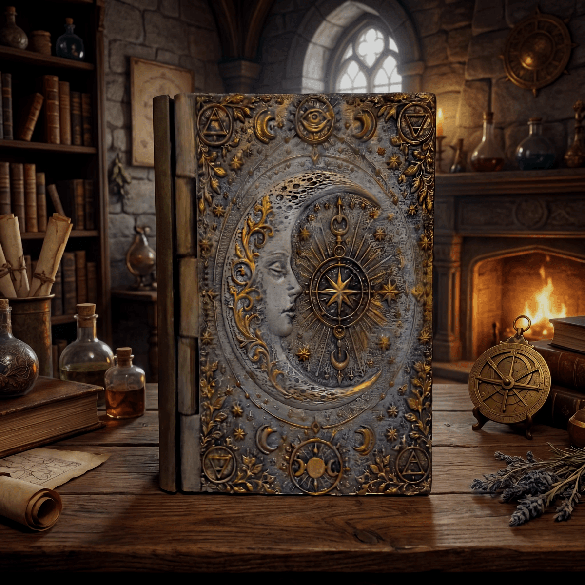 Mystic Moon Tarot Book Box 3d model