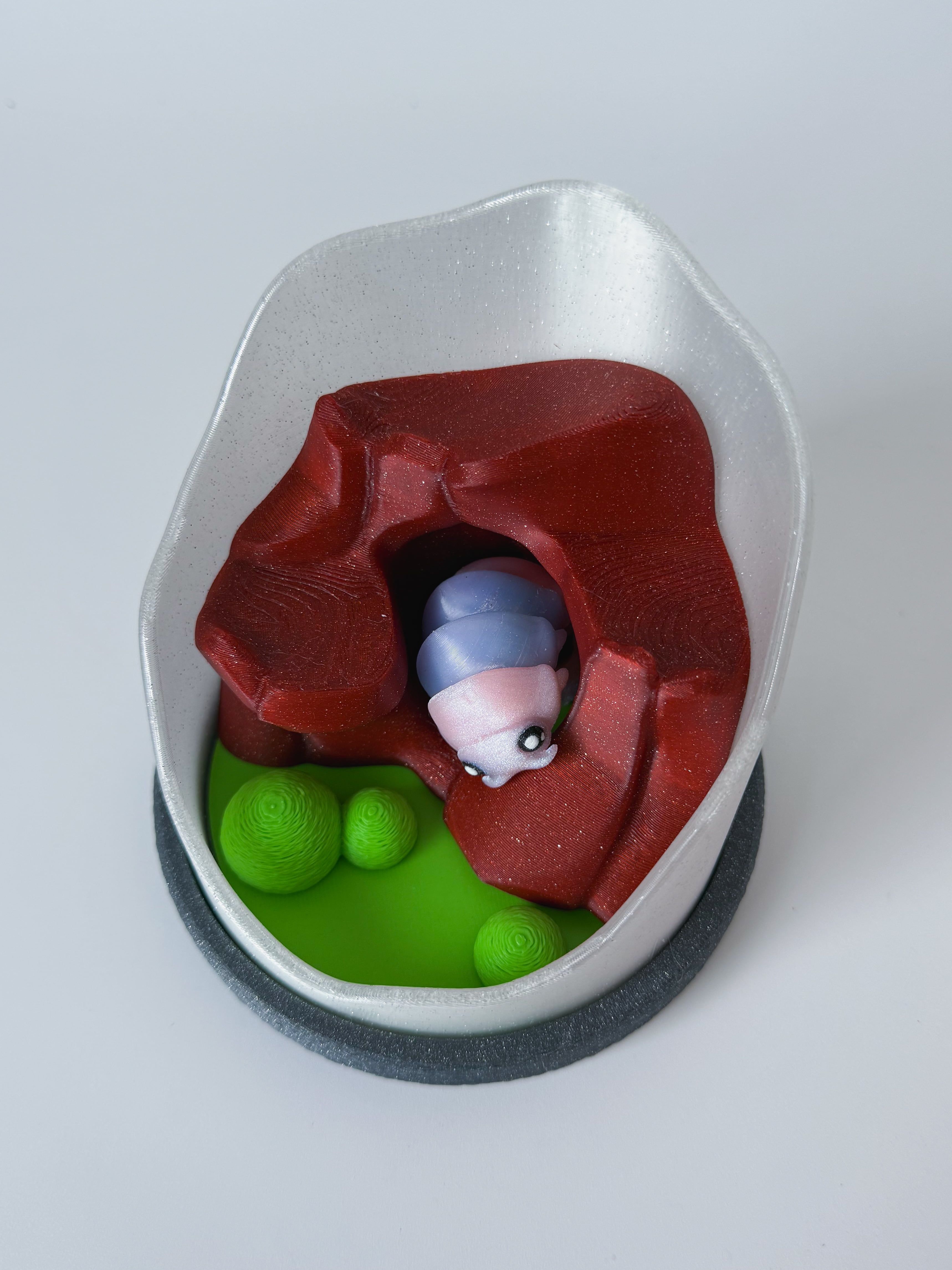 Isopods and Terrarium 3d model