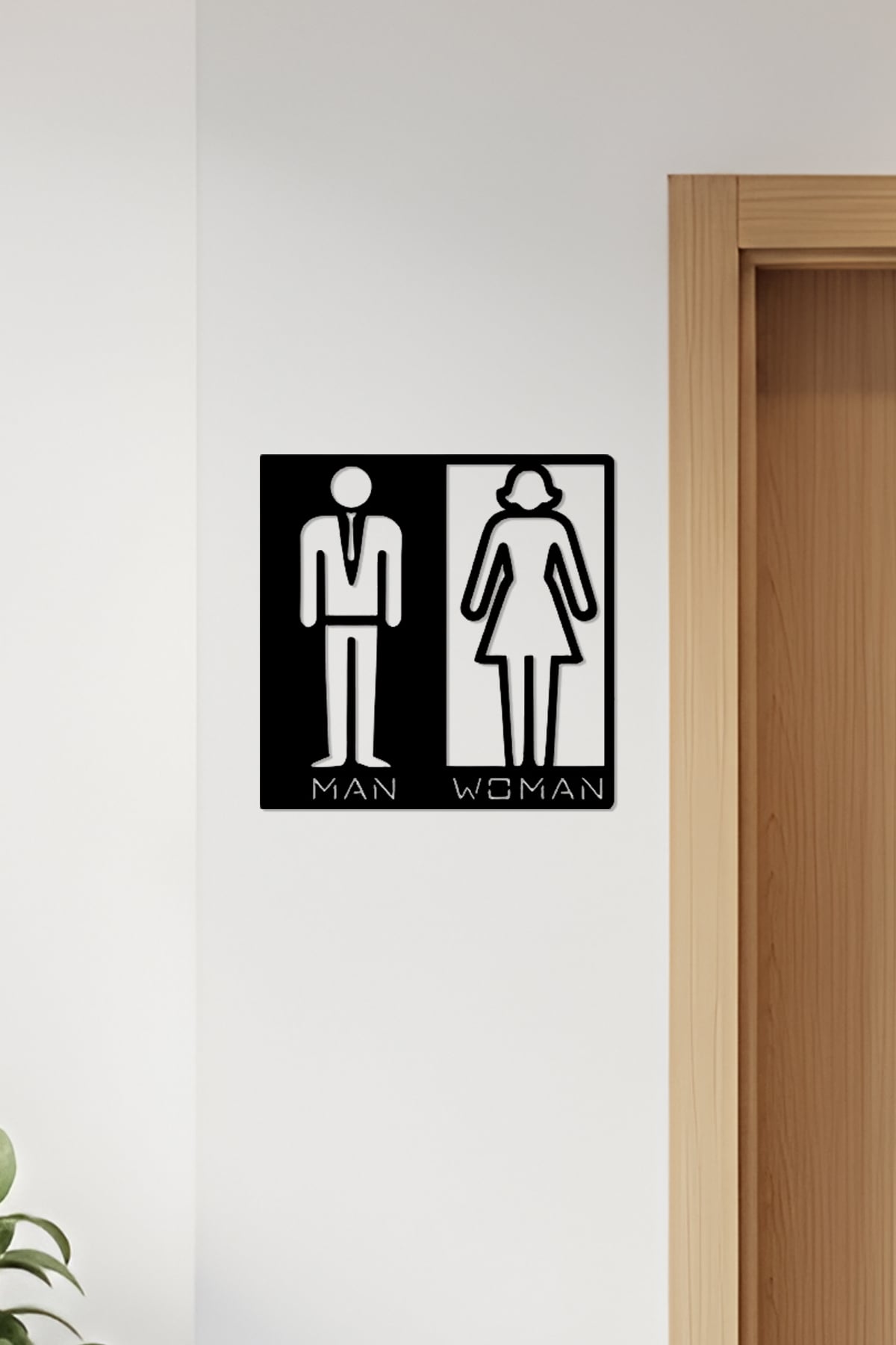 WC, Toilet Sign, Restroom 3d model