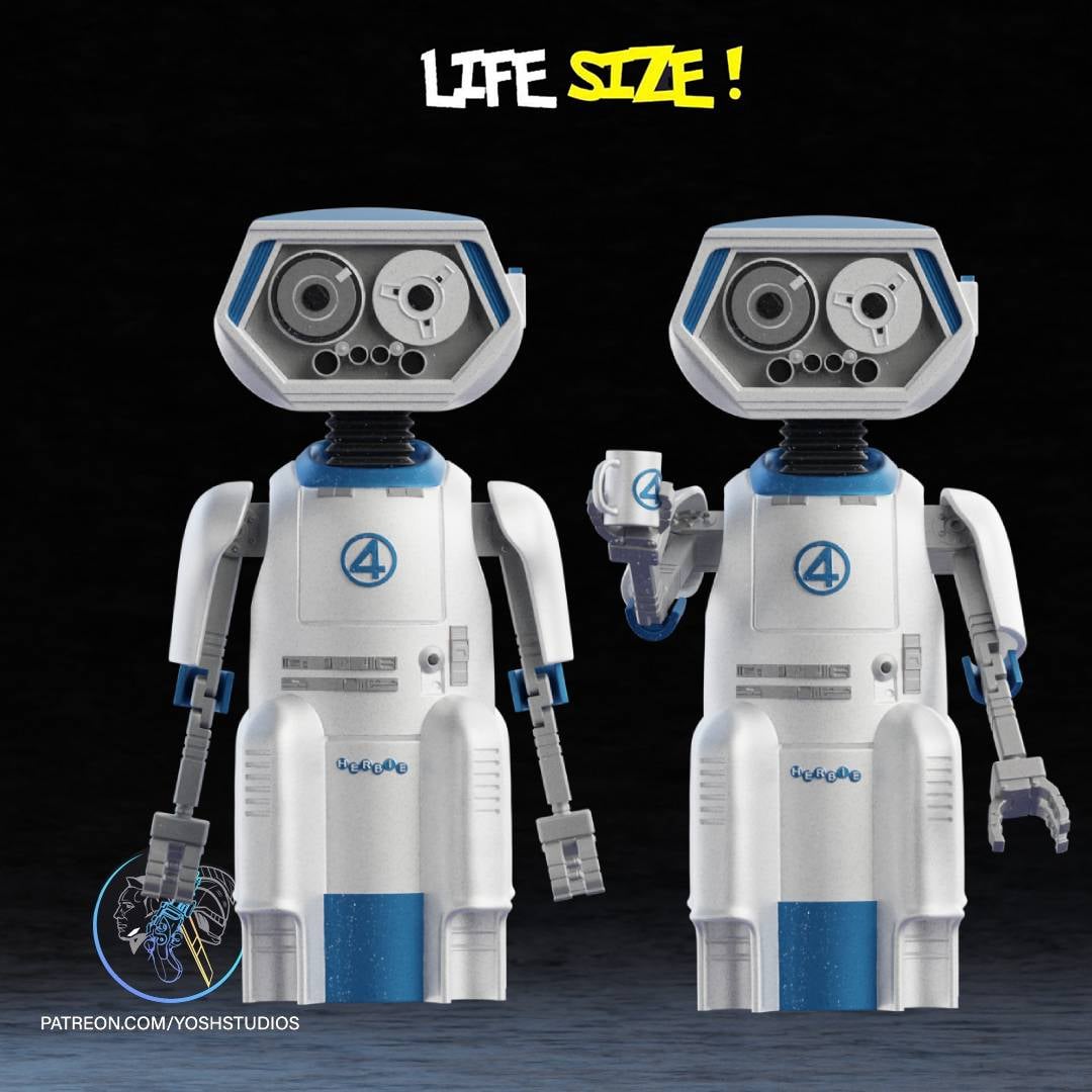 Life Size H.E.R.B.I.E 3D Printer STL File 3d model