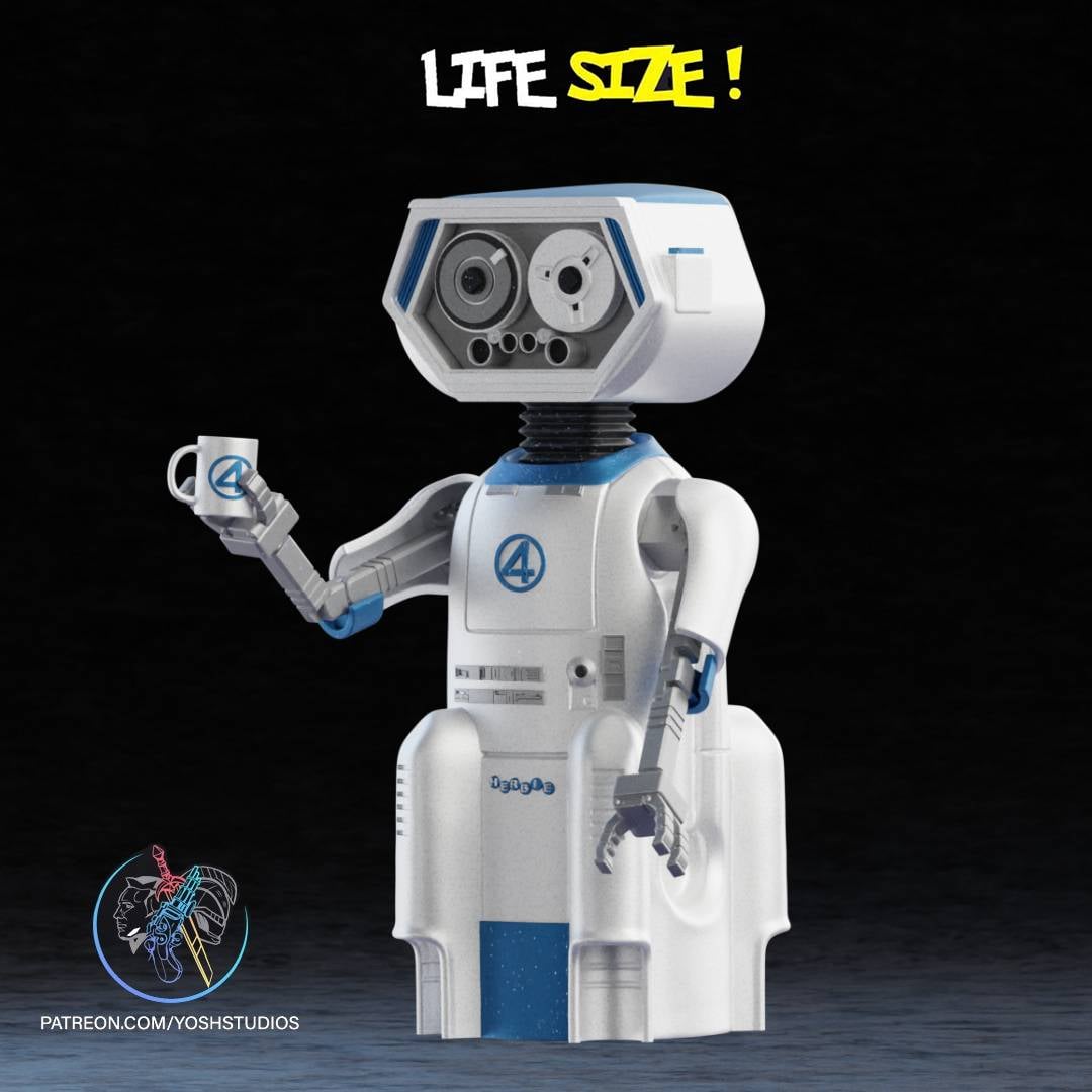 Life Size H.E.R.B.I.E 3D Printer STL File 3d model
