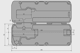 Digital Caliper Case - Magnetic 3d model