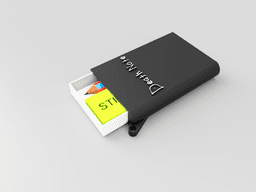 STICKEY NOTE KEYCHAIN - DEATH NOTE 3d model
