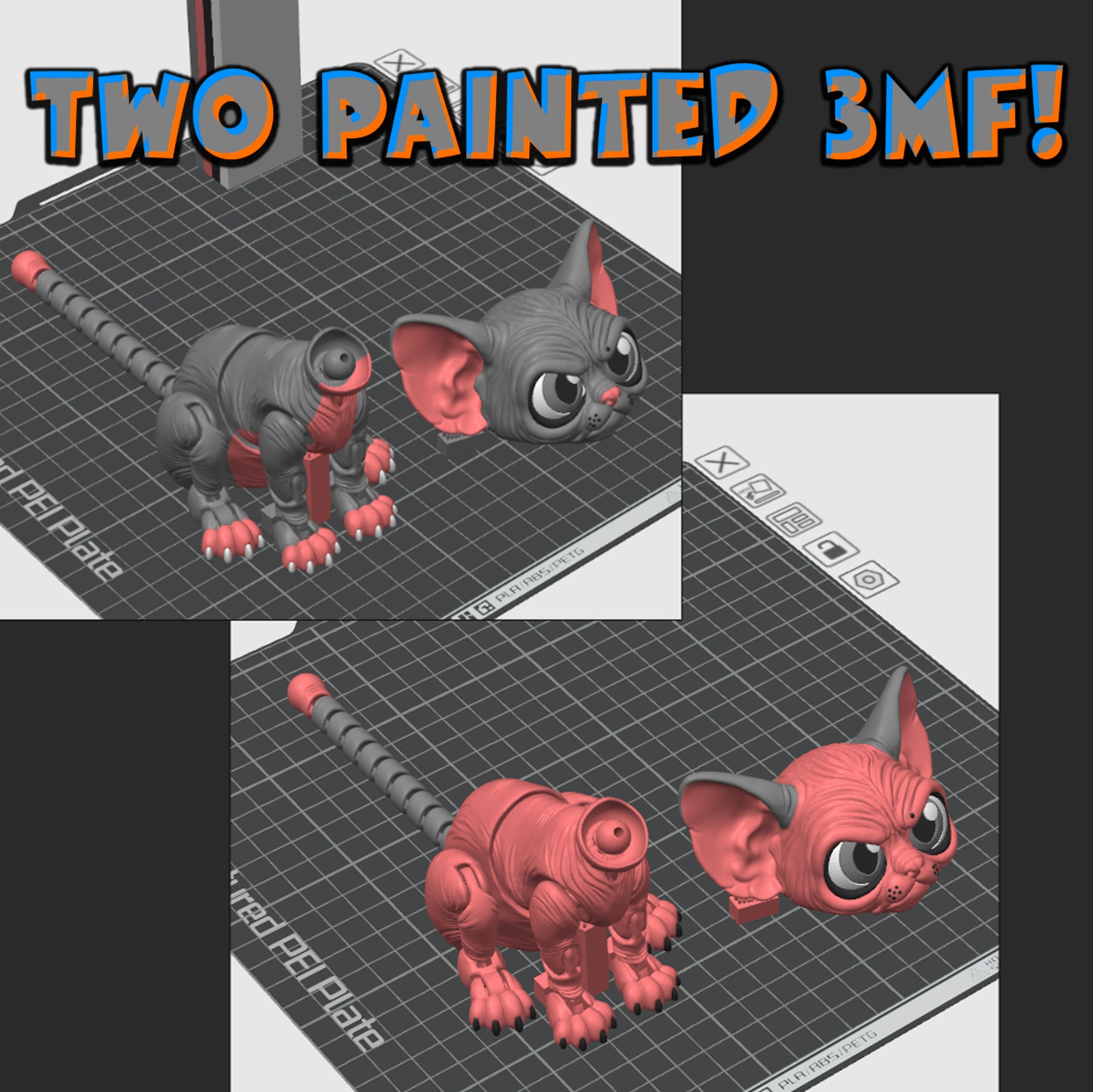 Larry the Sphynx 3d model