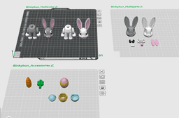 Binkybun - cute easter bunny 3d model