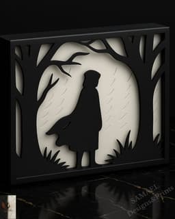 Threshold Light – Free Backlit Wall Frame STL 3d model