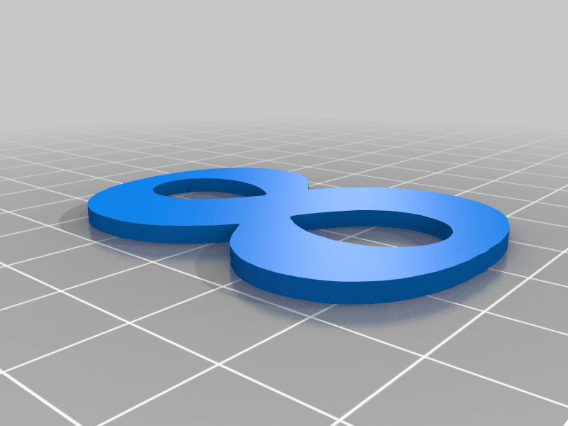 3D Number Set 3d model