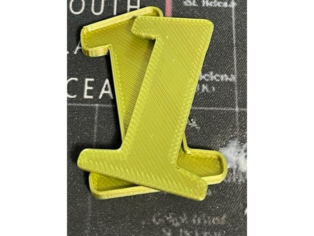 3D Number Set 3d model