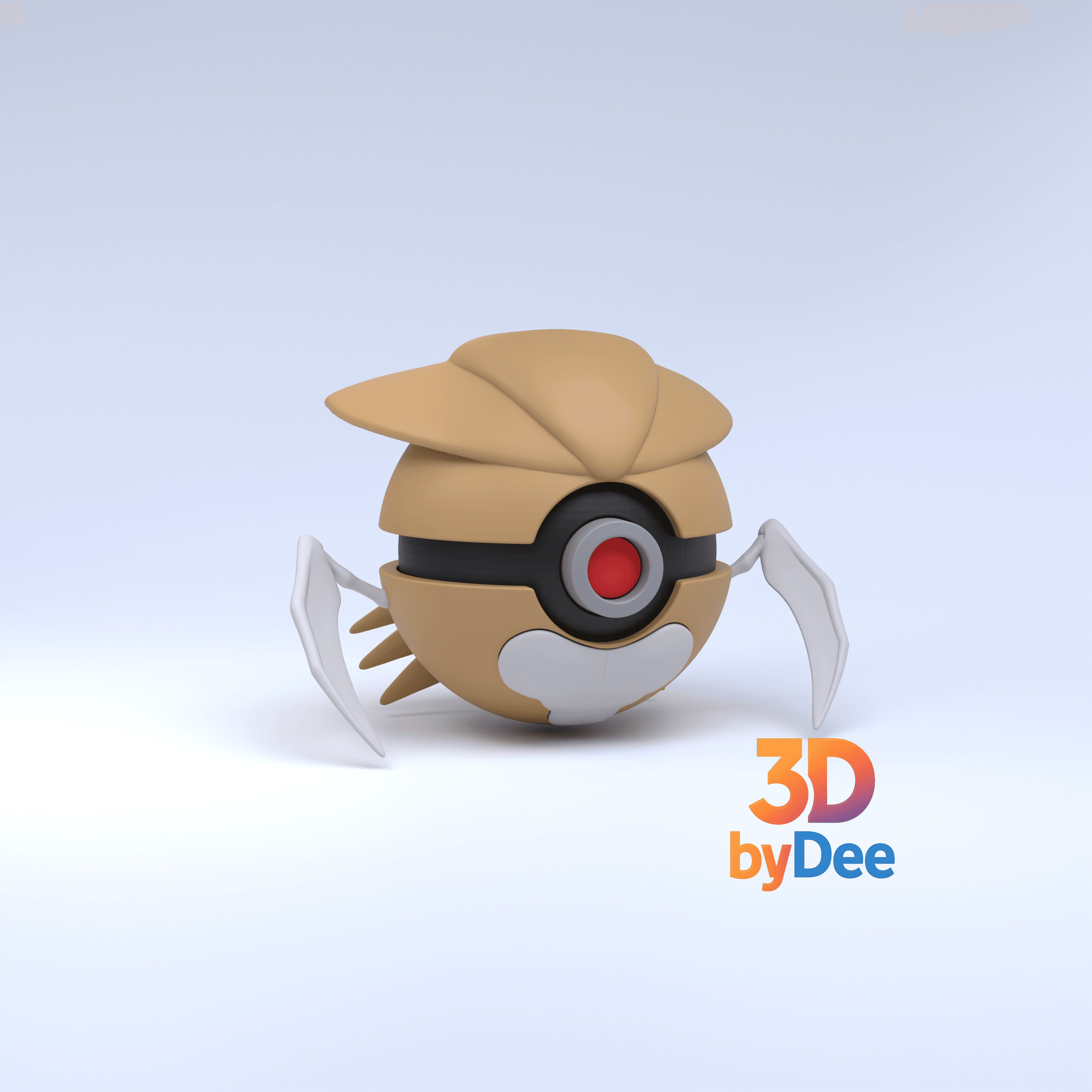 Kabutops Pokeball 3d model