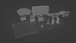 20 PIECE CONSTRUCTION ASSET PACK 3d model