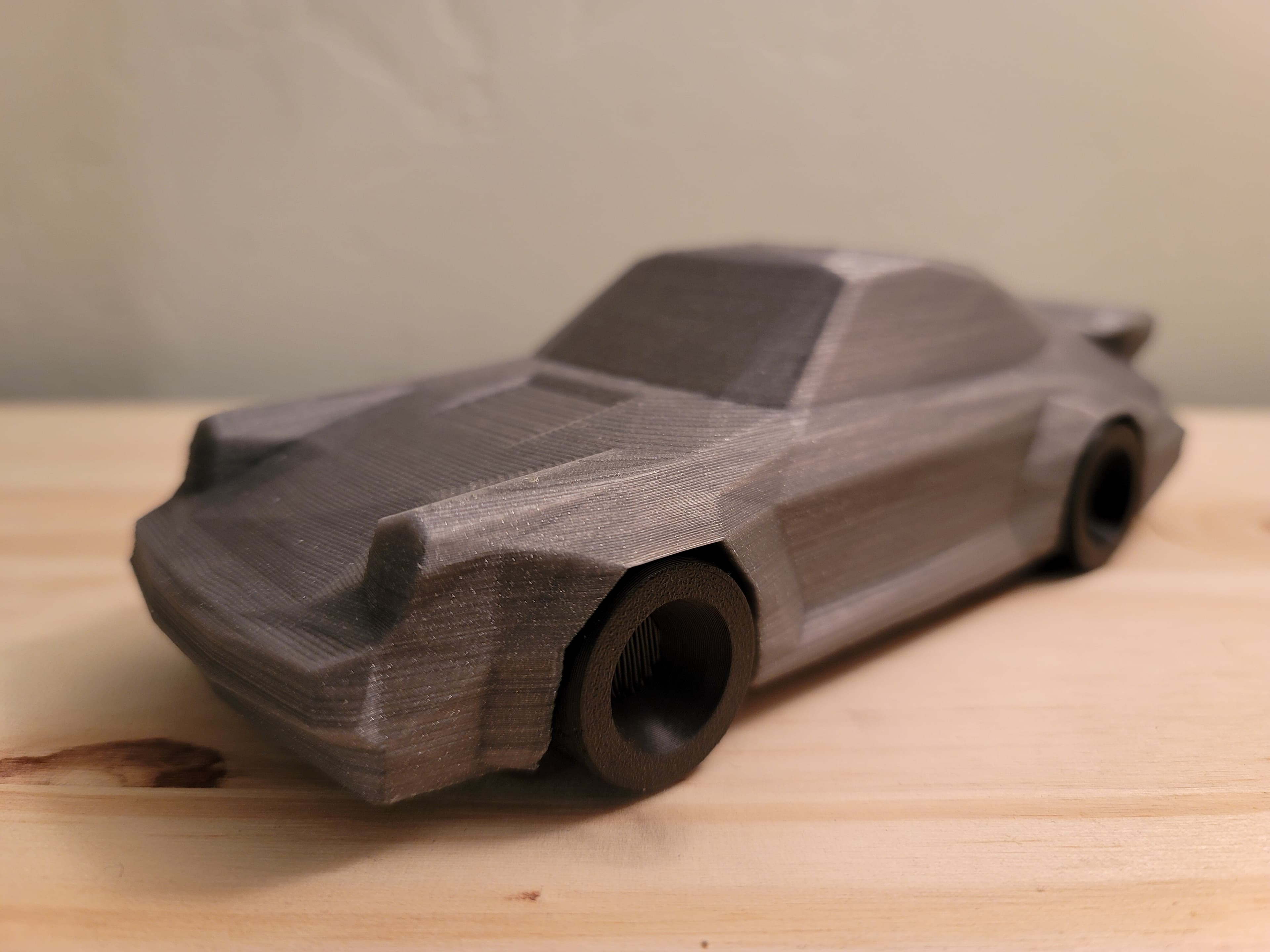 Low Poly Porsche 911 Turbo - Remastered 3d model