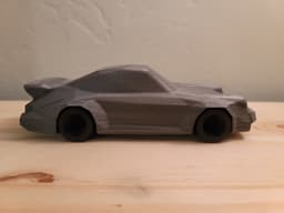 Low Poly Porsche 911 Turbo - Remastered 3d model