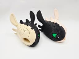 Toothless Skull Twist Fidget Combo Collection 3d model