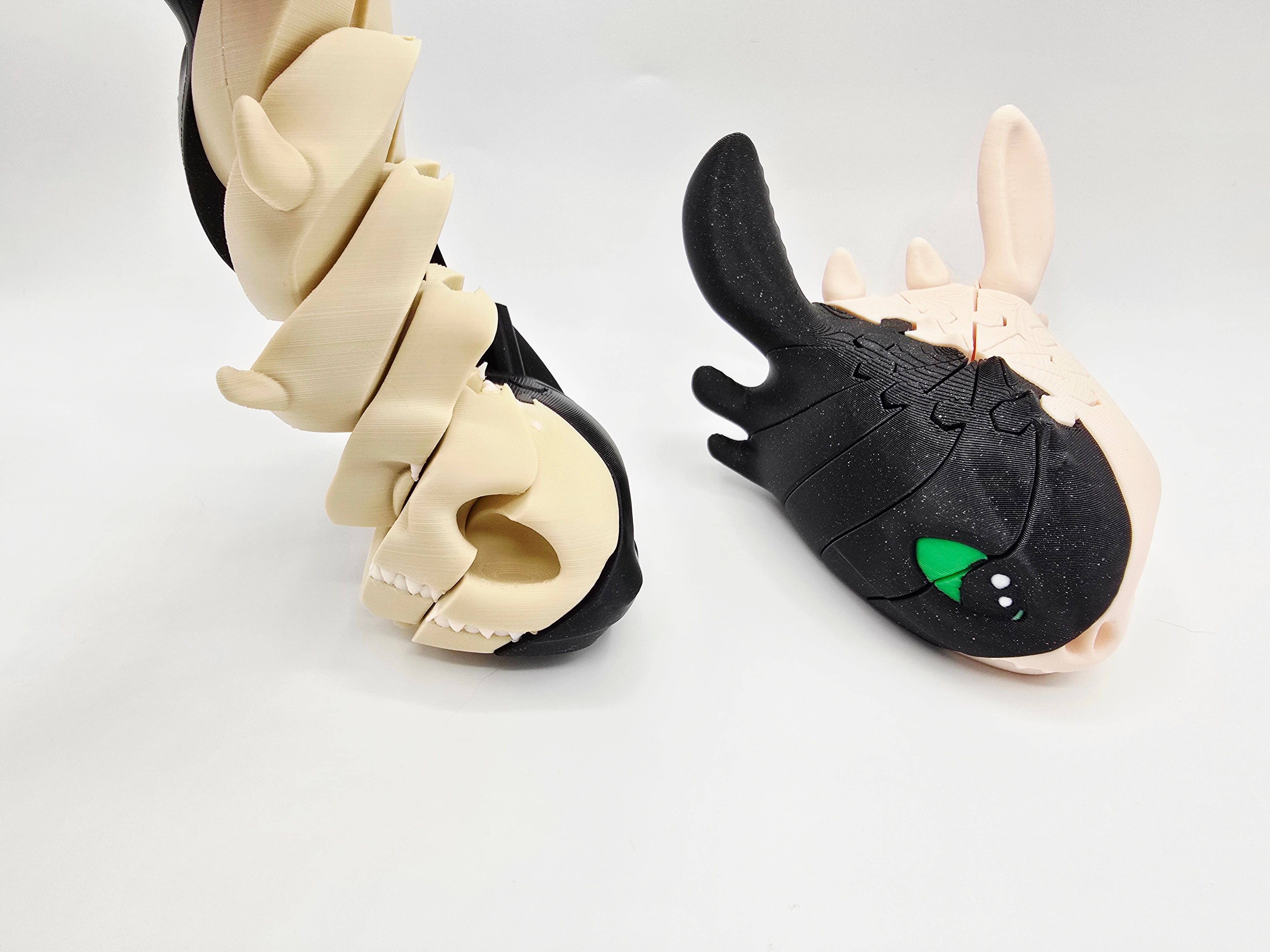 Toothless Skull Twist Fidget Combo Collection 3d model