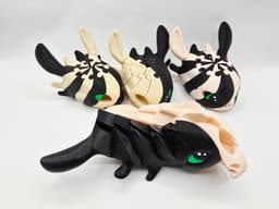 Toothless Skull Twist Fidget Combo Collection 3d model