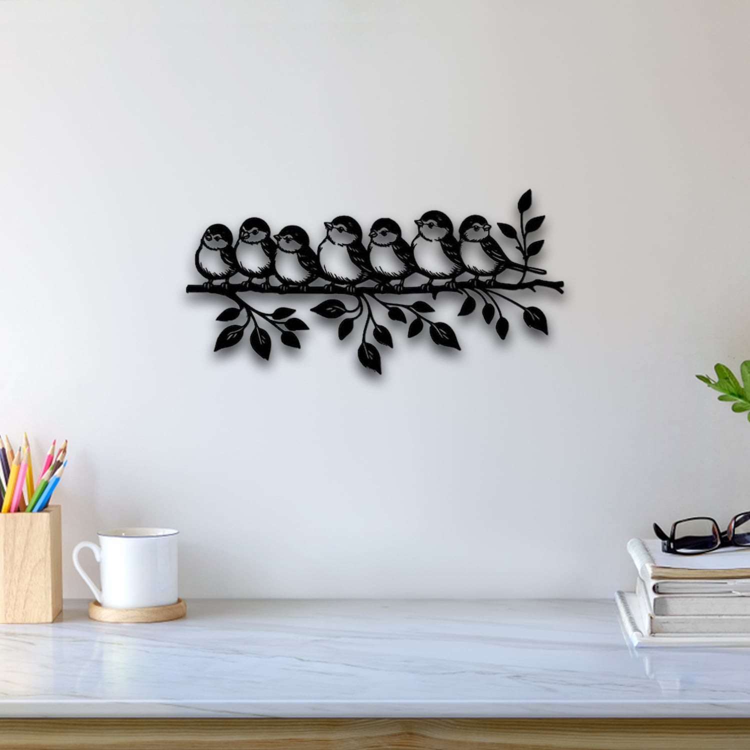 Birds Wall Art 3d model