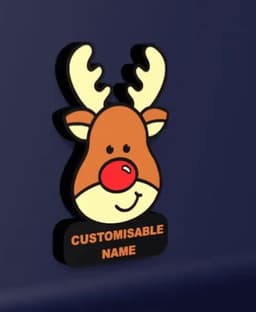Rudolph Reindeer - LED Strip compatible 3d model