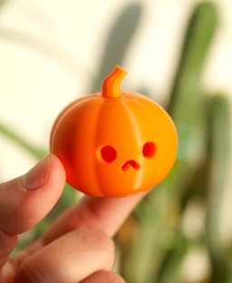 Cute Simple Halloween Pumpkin 3d model