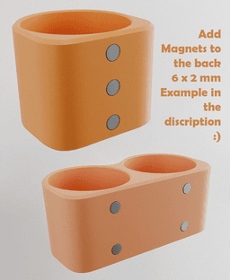 Spice Magnet (Single & Double) 3d model